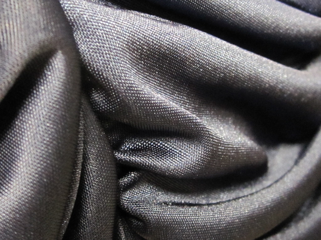 Satin fabric with characteristic sheen
